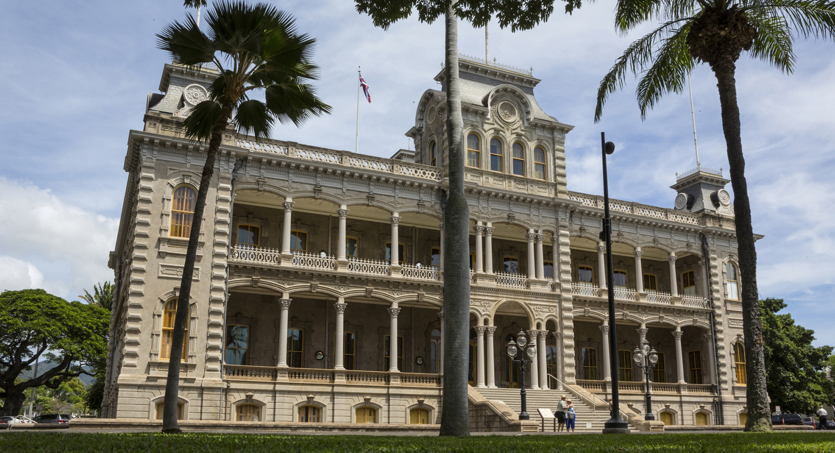 Hawaiian History Iolani Palace Honolulu cropped